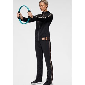 H.I.S Trainingsanzug, (Set, 2 tlg.) Schwarz/Rose-Gold  38