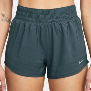 Nike Trainingsshorts »DRI-FIT ONE WOMEN'S MID-RISE BRIEF-LINED SHORTS« DEEP JUNGLE/REFLECTIVE SILV  S (34/36)