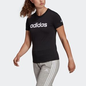 Adidas Sportswear T-Shirt »LOUNGEWEAR ESSENTIALS SLIM LOGO« Black / White  XS
