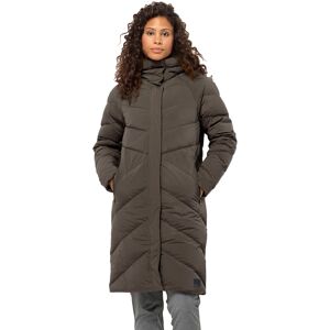 Jack Wolfskin Funktionsmantel »MARIENPLATZ COAT W«, mit Kapuze cold coffee  L