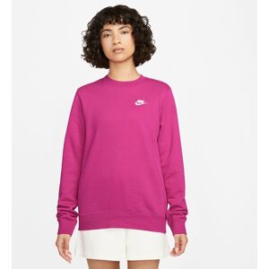 Nike Sportswear Sweatshirt »CLUB FLEECE WOMEN'S CREW-NECK SWEATSHIRT« FIREBERRY/WHITE  S (34/36)