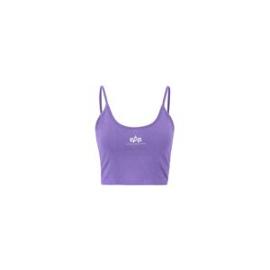 Industries Muscleshirt »ALPHA INDUSTRIES Women - Tanks Basic Crop-Top... violet  S