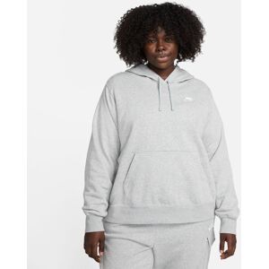 Nike Sportswear Kapuzensweatshirt »CLUB FLEECE WOMEN'S PULLOVER HOODIE (PLUS... DK GREY HEATHER/WHITE  3X (56/58)