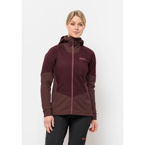 Jack Wolfskin Funktionsjacke »ALPSPITZE INS HYBRID W«, mit Kapuze dark-maroon  XS (34)