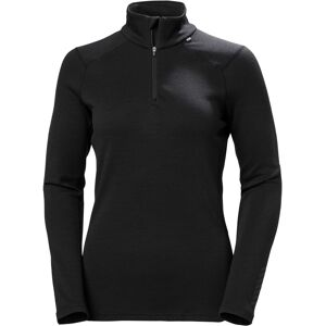 Helly Hansen Lifa Merino Midweight 1/2 Zip, Damen, schwarz