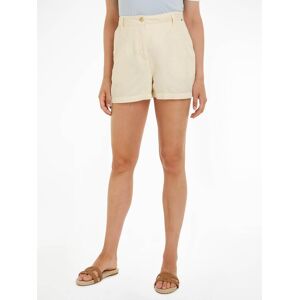 Tommy Hilfiger Shorts »COTTON LINEN SHORT«, mit Logostickerei calico Größe 34