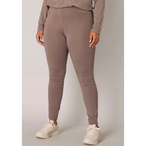 Base Level Curvy Treggings, mit elastischem Bund dark taupe Größe 50