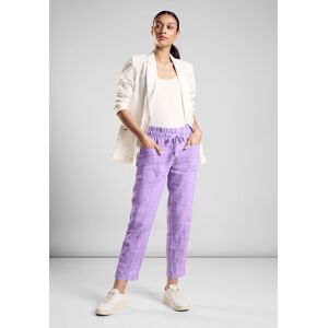 STREET ONE Jogger Pants, mit seitlichen Eingrifftaschen smell of lavender Größe 34