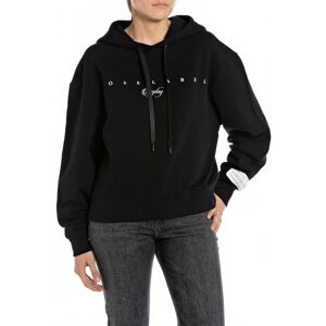 Replay Kapuzensweatshirt black Größe S