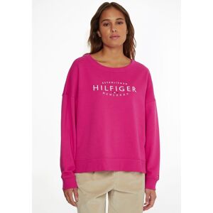 Tommy Hilfiger Sweatshirt »RLX NEW BRANDED O-NK SWEATSHIRT«, mit gesticktem... Eccentric Magenta Größe S (36)