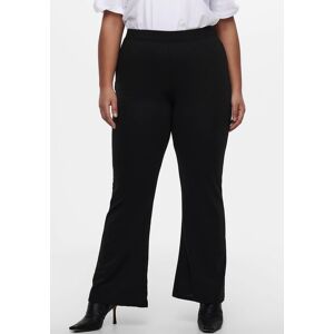 ONLY CARMAKOMA Jerseyhose »CARPEVER FLARED PANTS JRS NP« Black Größe S (42/44)