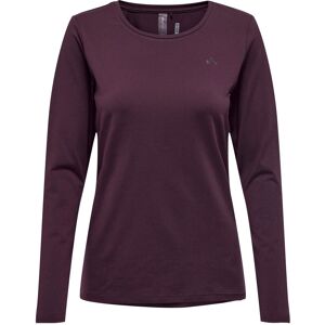 ONLY Play Trainingsshirt »ONPCLARISA LS TRAIN TEE - NOOS« aubergine Größe XS (34)