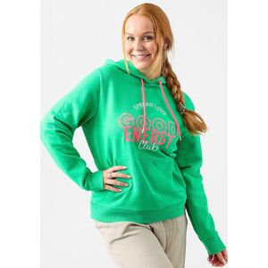 Zwillingsherz Kapuzensweatshirt, Hoodiebänder in pink grün Größe LXL