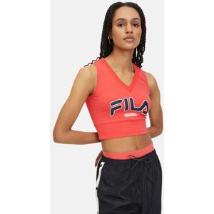 Fila Tanktop »FILA Tops Laixi Cropped V-Neck Top« Rot Größe M