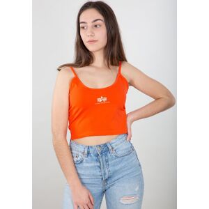 Industries Muscleshirt »ALPHA INDUSTRIES Women - Tanks Basic Crop-Top... red Größe XS