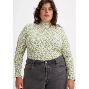 Levi's® Plus Langarmshirt »FLORA MOCKNECK«, mit Stehkragen greys Größe 4XL (54)