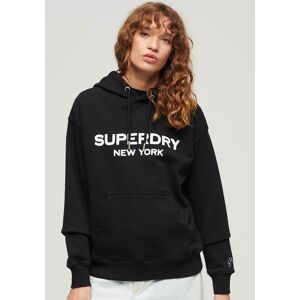 Superdry Kapuzensweatshirt »SPORT LUXE LOOSE HOOD« Black Größe XS