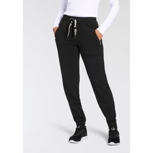 KangaROOS Jogger Pants, Sweatpants mit Zippertaschen und Logo String -... schwarz Größe 36 (S)