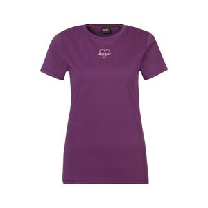 ORANGE T-Shirt »C_Elogo_print6«, mit BOSS Logoschriftzug mit Mille Fleur... Dark Purple 503 Größe M