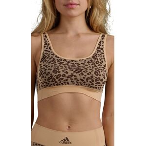 Adidas Sportswear Bustier, mit herausnehmbaren Pads, Animal-Design animal print Größe S (36)