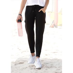 Venice Beach Jogginghose, mit seitlichen Taschen am Bein, Cargohose, Sweathose schwarz Größe 36