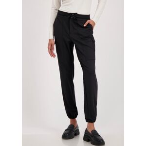 Monari Jogger Pants, mit Cargotaschen schwarz Größe 38