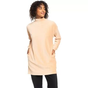 Roxy - Strickkleid, Langarm, Listen Up, Xs, Apricot