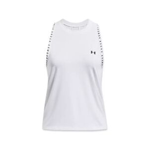 Under Armour - T-Shirt, Rundhals, Ärmellos, Knockout Novelty Tank-Wht, M, Weiss