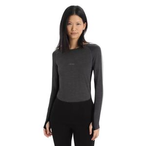 Icebreaker - Thermoshirt, Langarm, Women Merino 200 Zoneknit™ Ls Crewe, M, Grau Melange