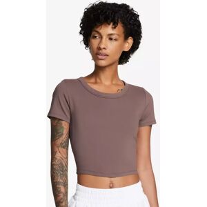 Nike - Cropped T-Shirt, Für Damen, Braun, Größe M