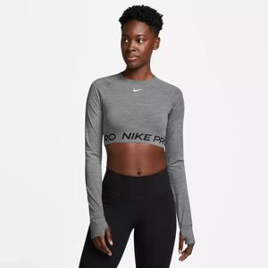 Nike - Cropped T-Shirt, Für Damen, Grau, Größe M