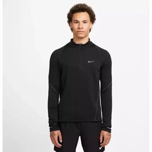 Nike - T-Shirt, Rundhals, Langarm, M Nk Tf Rpl Elmnt Hz, L, Black