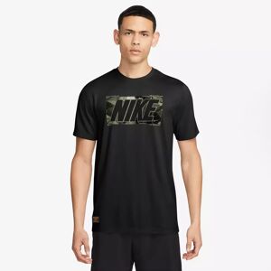 Nike - T-Shirt, Rundhals, Kurzarm, M Nk Df Tee Rlgd Camo Gfx, M, Black