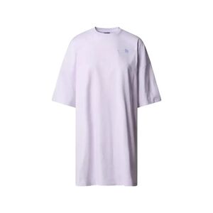 The North Face - T-Shirt, Oversize Fit, Kurzarm, W S/s Simple Dome Tee Dress, S, Lila