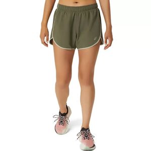 Asics - Shorts, Für Damen, Olivegrün, Größe L