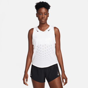 Nike AeroSwiftDri-FIT ADV-Lauf-Singlet für Damen - Weiß - XXL (EU 52-54)