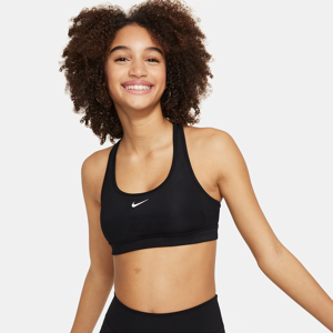 Nike Swoosh Sport-BH für ältere Kinder (Mädchen) - Schwarz - L