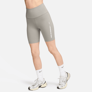 Nike One Bike-Shorts mit hohem Bund für Damen (ca. 18 cm) - Grau - XS (EU 32-34)