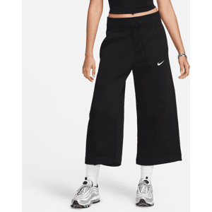 Nike Sportswear Phoenix FleeceVerkürzte Trainingshose mit hohem Taillenbund für Damen - Schwarz - M (EU 40-42)