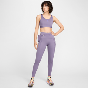 Nike Trail Go7/8-Leggings mit Taschen, starkem Halt und hohem Bund für Damen - Lila - S (EU 36-38)