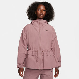 Nike Sportswear Everything WovensExtragroße Jacke mit Kapuze für Damen - Lila - S (EU 36-38)