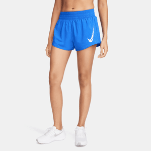 Nike One Dri-FIT-Shorts mit mittelhohem Bund und Futter für Damen (ca. 7,5 cm) - Blau - M (EU 40-42)