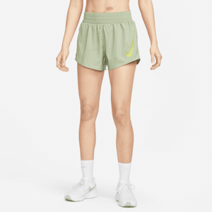 Nike Swoosh Damen-Laufshorts mit Futter - Grün - XL (EU 48-50)