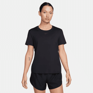 Nike One Classic Dri-FIT Kurzarm-Oberteil für Damen - Schwarz - S (EU 36-38)