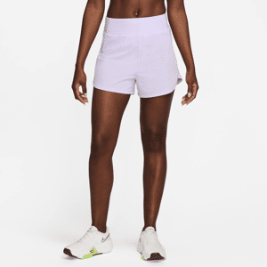 Nike Bliss Dri-FIT Fitness-Shorts mit Futter und hohem Taillenbund für Damen (ca. 7,5 cm) - Lila - M (EU 40-42)