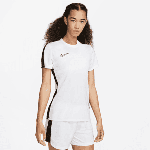 Nike Dri-FIT Academy Kurzarm-Fußballoberteil für Damen - Weiß - M (EU 40-42)
