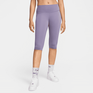 Nike One Capri-Leggings mit hohem Bund für Damen - Lila - S (EU 36-38)