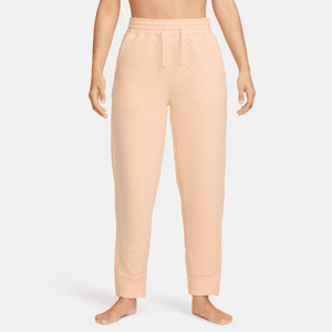 Nike Yoga Therma-FITExtragroße Damenhose mit hohem Bund - Orange - M (EU 40-42)