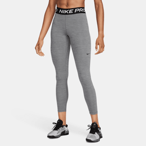 Nike Pro 3657/8-Leggings mit mittelhohem Bund für Damen - Grau - L (EU 44-46)