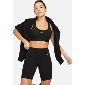 Nike UniversaBike-Shorts mit mittlerem Halt, hohem Bund und Taschen für Damen (ca. 20 cm) - Schwarz - XL (EU 48-50)